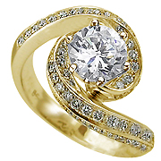 18K Yellow Gold 2.00cttw Diamond Ring