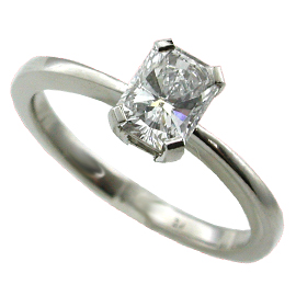 Platinum Solitaire Ring : 1.00 ct Diamond