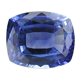 1.03 ct Cushion Cut Blue Sapphire : Deep Rich Blue