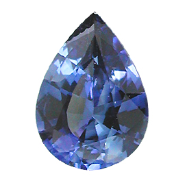 0.70 ct Pear Shape Blue Sapphire : Light Blue