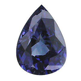 0.81 ct Pear Shape Blue Sapphire : Deep Royal Blue