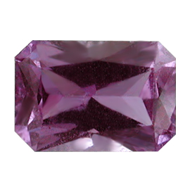 1.10 ct Emerald Cut Sapphire : Intense Purple