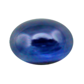 1.30 ct Cabochon Blue Sapphire : Blue