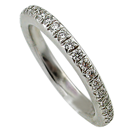 18K White Gold Eternity Band : 0.72 cttw Diamonds