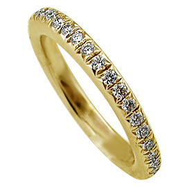 18K Yellow Gold Eternity Band : 0.72 cttw Diamonds