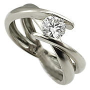 18K White Gold 0.20ct Diamond Ring