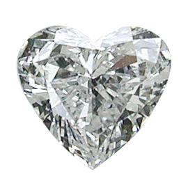 0.37 ct Heart Shape Natural Diamond : D / VVS2