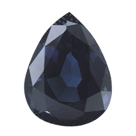 2.48 ct Pear Shape Sapphire : Deep Royal Blue