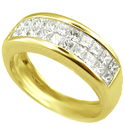 18K Yellow Gold 1.40cttw Diamond Band