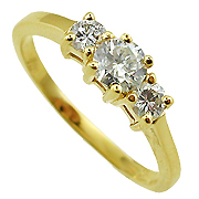 18K Yellow Gold 0.60cttw Diamond Ring