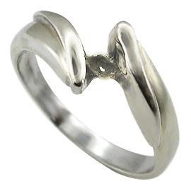 18K White Gold Solitaire Setting