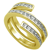 18K Yellow Gold 1.93ct Diamond Band