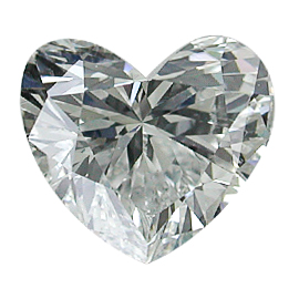 2.20 ct Heart Shape Natural Diamond : E / VS1