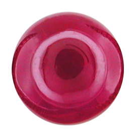 0.62 ct Cabochon Ruby : Rich Red