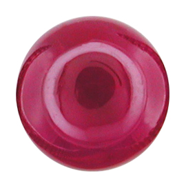 1.84 ct Cabochon Ruby : Deep Rich Red