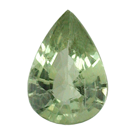 0.67 ct Pear Shape Sapphire : Green