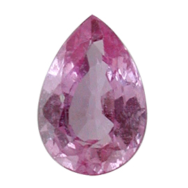 0.50 ct Pear Shape Pink Sapphire : Rich Pink