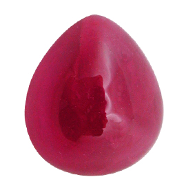 2.66 ct Cabochon Ruby : Pigeon Blood Red