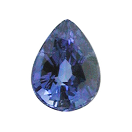 0.25 ct Pear Shape Blue Sapphire : Rich Royal Blue