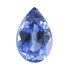 0.47 ct Pear Shape Blue Sapphire : Fine Royal Blue