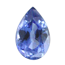 0.47 ct Fine Royal Blue Pear Shape Natural Blue Sapphire
