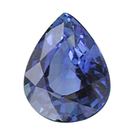 0.52 ct Pear Shape Blue Sapphire : Fine Royal Blue