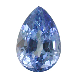 0.65 ct Pear Shape Blue Sapphire : Royal Navy Blue