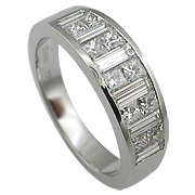 Platinum 1.35cttw Diamond Band