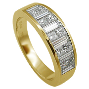 18K Yellow Gold 1.35cttw Diamond Band