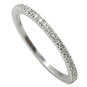 18K White Gold 0.45cttw Diamond Eternity Band