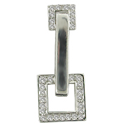 14K White Gold 0.25cttw Diamond Pendant