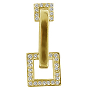 14K Yellow Gold 0.25cttw Diamond Pendant