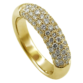 18K Yellow Gold Pave