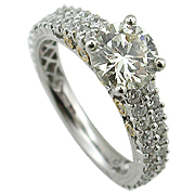 18K White Gold 2.70cttw Diamond Ring