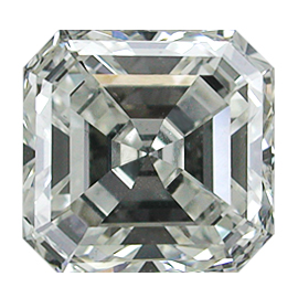 4.06 ct Asscher Cut Natural Diamond : H / SI1