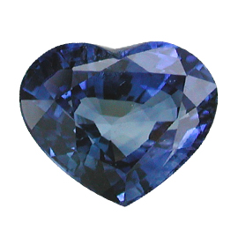 2.62 ct Heart Shape Blue Sapphire : Royal Blue
