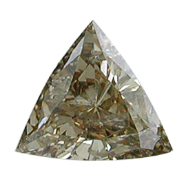 0.33 ct Trillion Diamond : Fancy Light Champagne / SI3