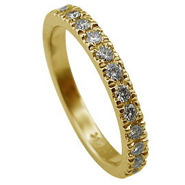 14K Yellow Gold Band : 0.50 ct Diamonds