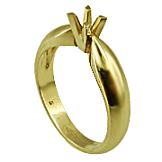 18K Yellow Gold Setting