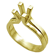 18K Yellow Gold Setting