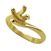 18K Yellow Gold Setting