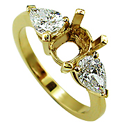 18K Yellow Gold 1.00cttw Diamond Setting