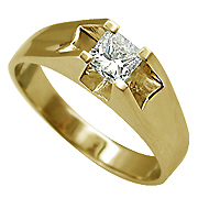 18K Yellow Gold 0.50ct Diamond Ring