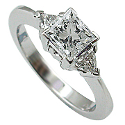 18K White Gold 1.00cttw Diamond Ring