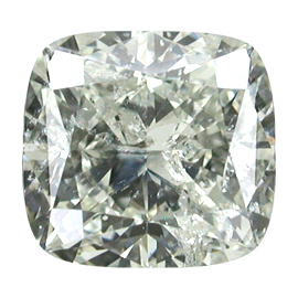 2.71 ct Cushion Cut Diamond : J / I1