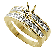 18K Yellow Gold 1.00cttw Diamond Setting