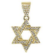 18K Yellow Gold 0.50cttw Diamond Pendant