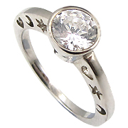 14K White Gold 0.90ct Diamond Ring