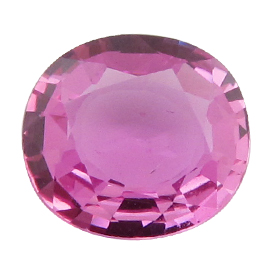 1.77 ct Cushion Cut Pink Sapphire : Pink