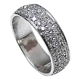 14K White Gold Pave